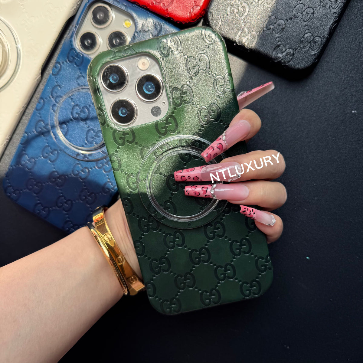 Coque iPhone "Full Press Love" avec support MagSafe