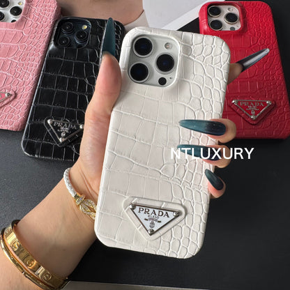 Pure Crocodile Pattern Phone Case