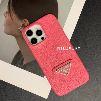 Funda para iPhone con estampado de lichi (12 colores)