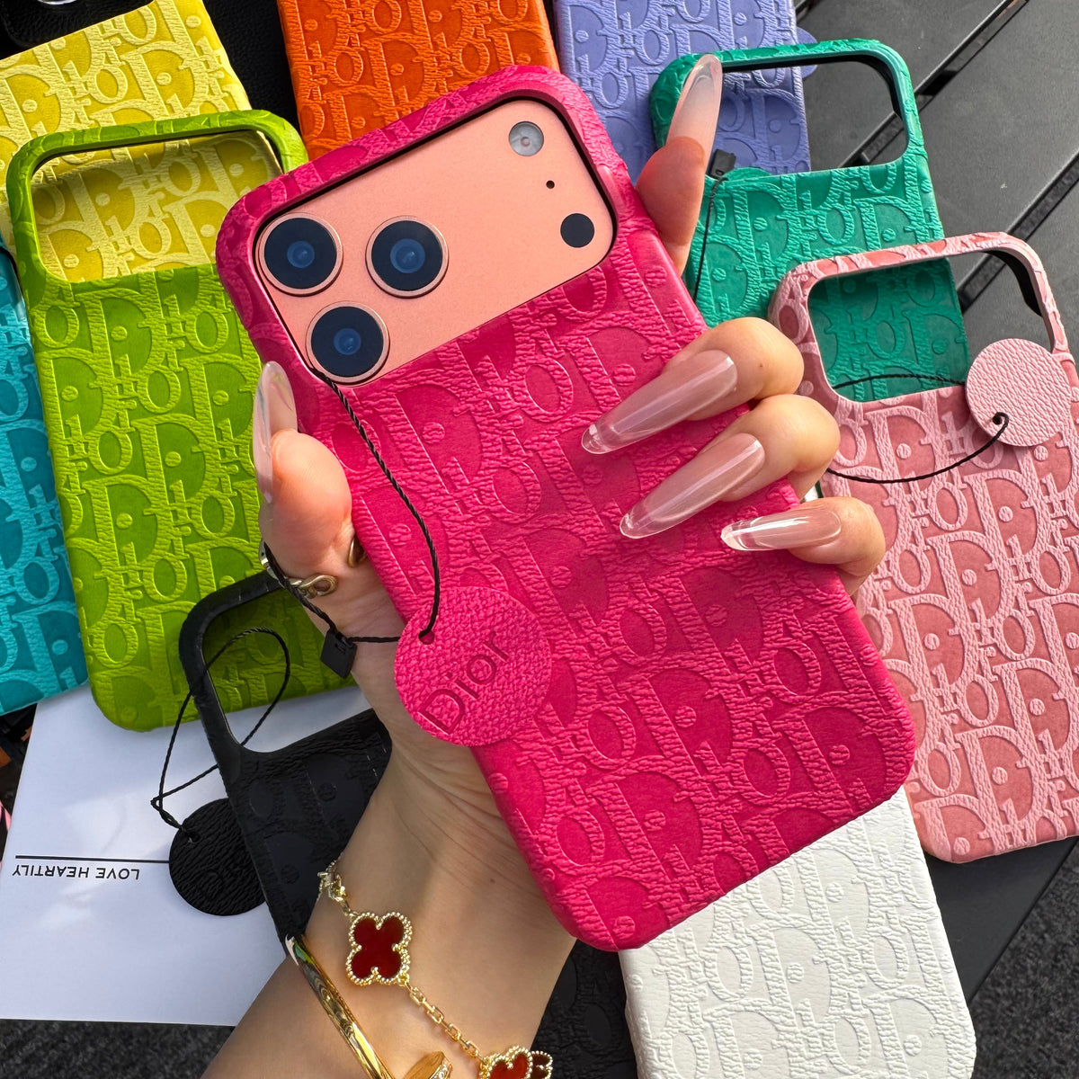 Colorful Dove Relief Phone Case (10 Color)