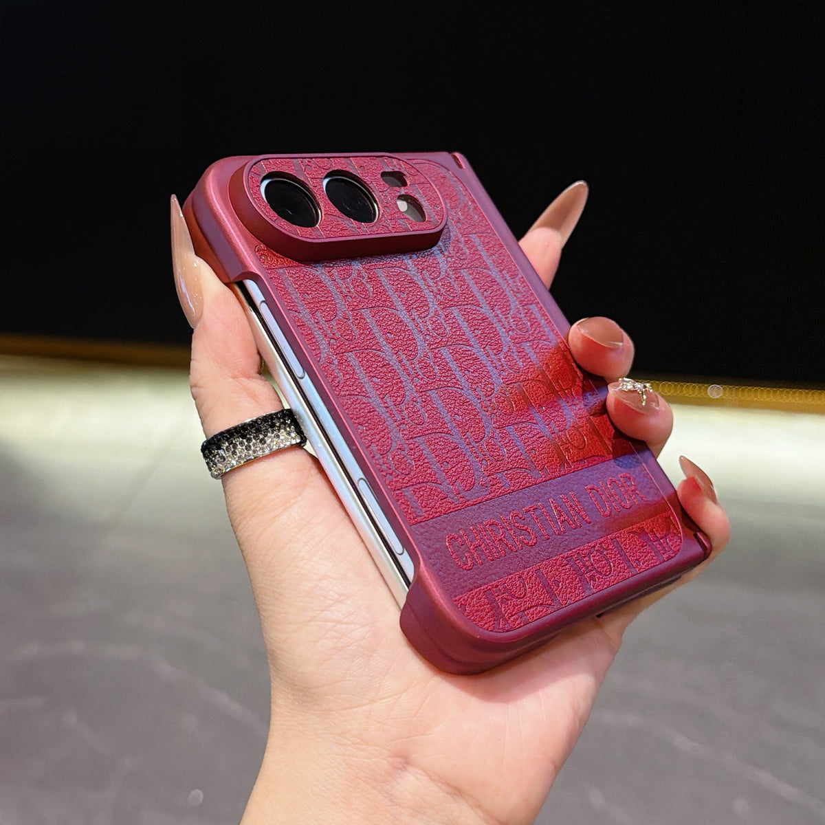 Classic Dove Girl Phone Case For iPhone Duo with Middle Protection