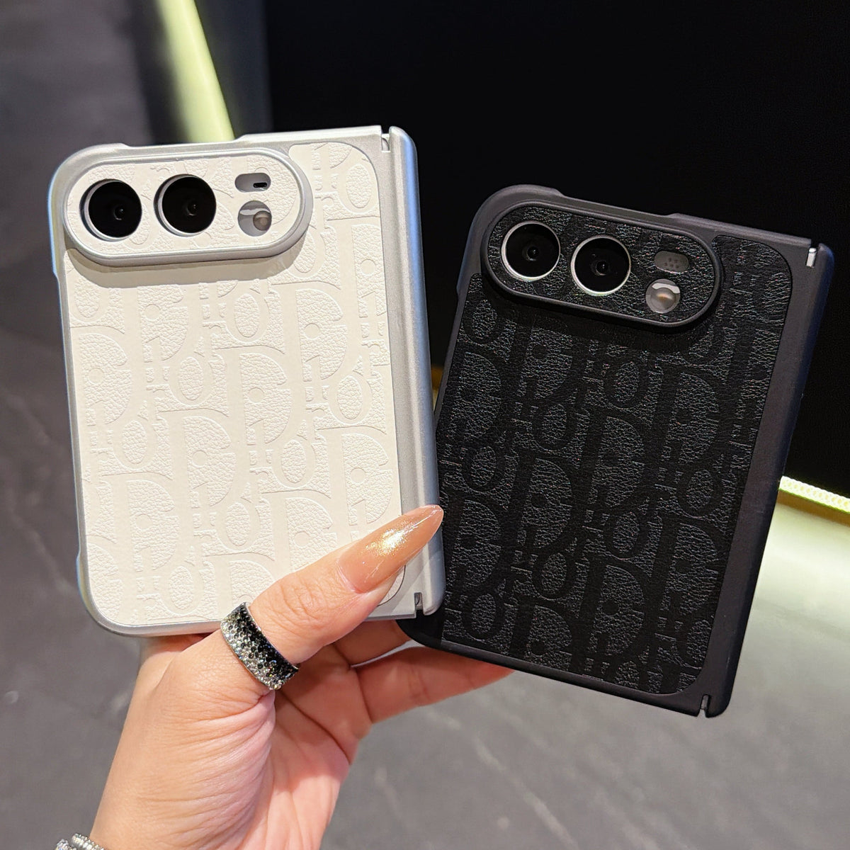 Fancy Dove Girl Phone Case For iPhone Duo with Middle Protection