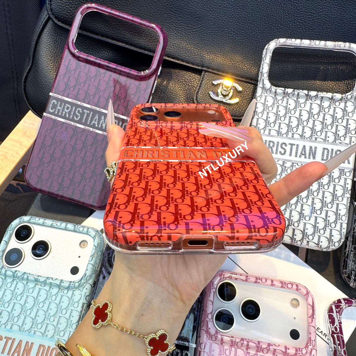Glossy Glitter Dove Phone Case (8 Color)