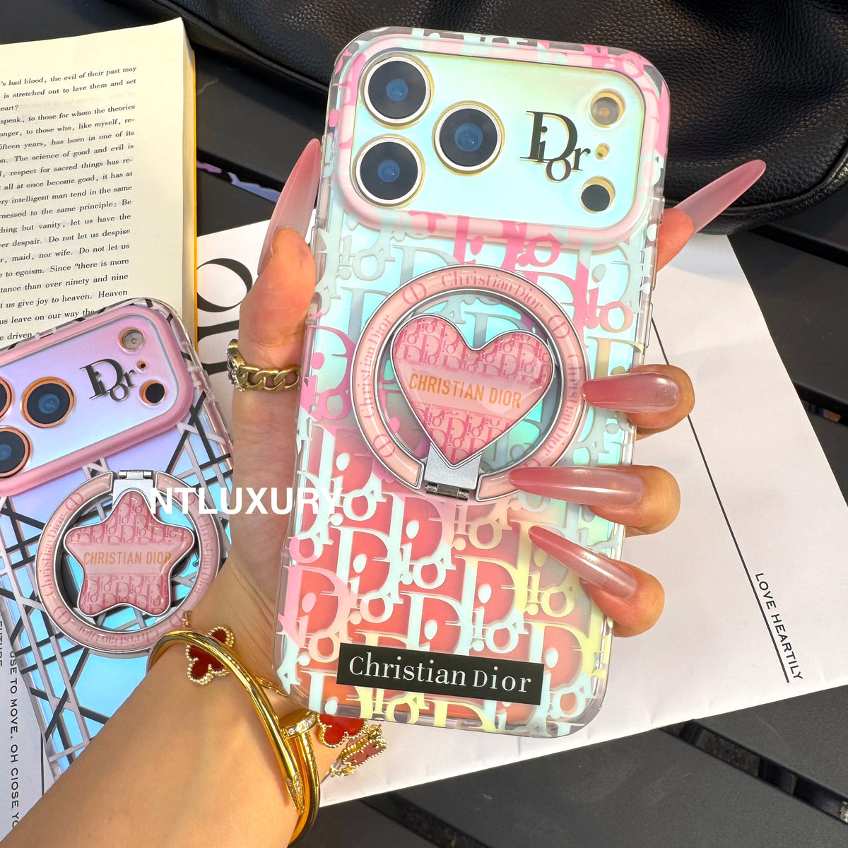 Chameleon Dove Magsafe Phone Case with New Design Holder