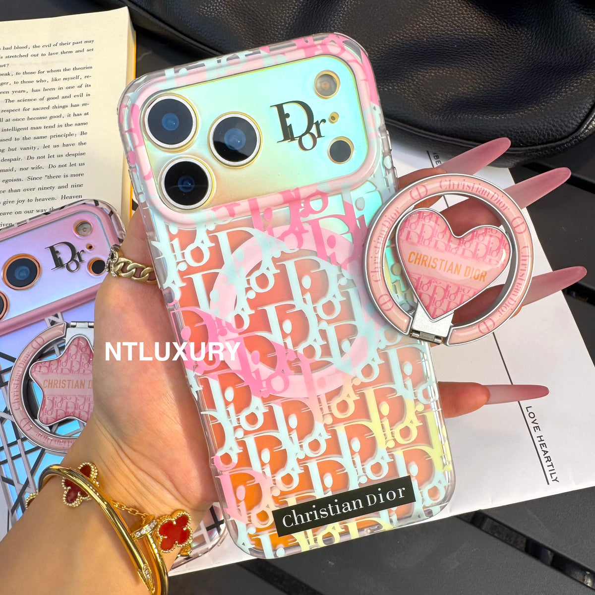Chameleon Dove Magsafe Phone Case with New Design Holder