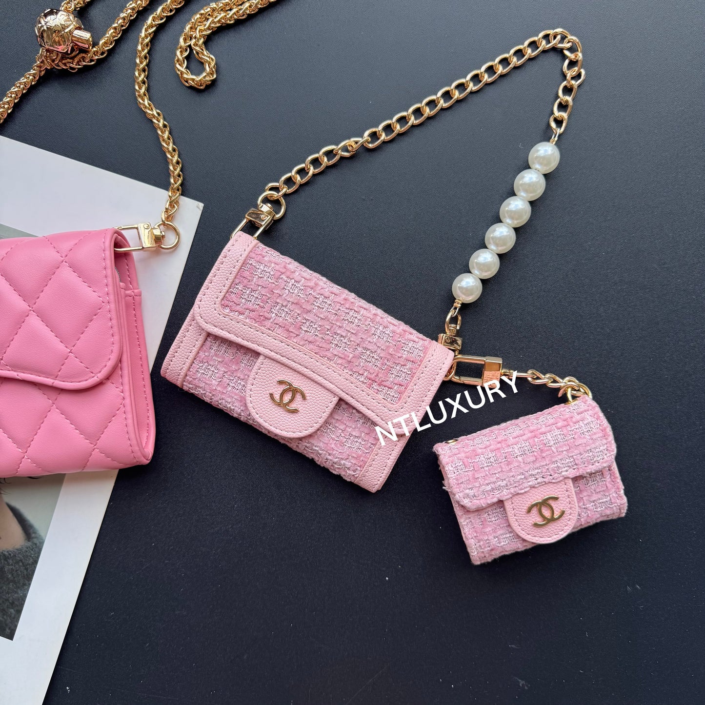 Coco Fine Wallet 3 Set (Pink)