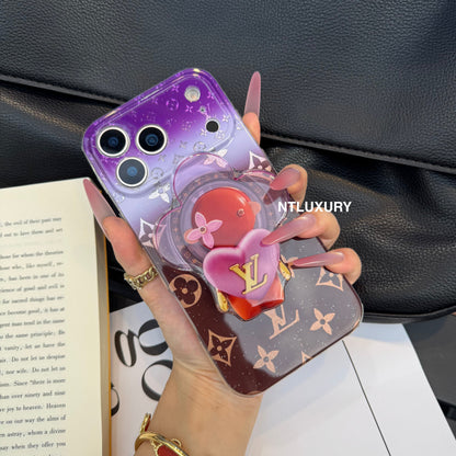 Ombre Love Magsafe Phone Case with Dolls Holder
