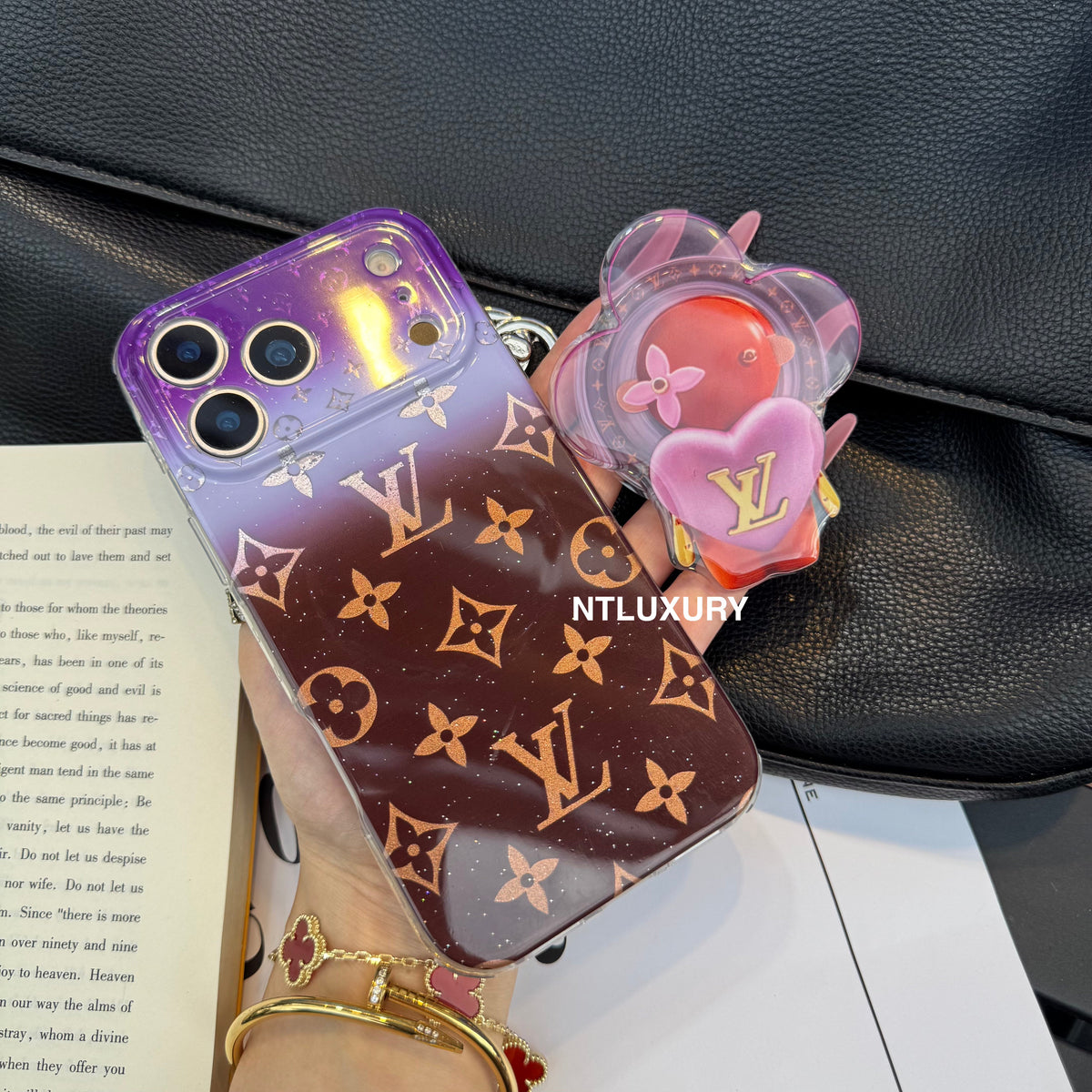 Ombre Love Magsafe Phone Case with Dolls Holder