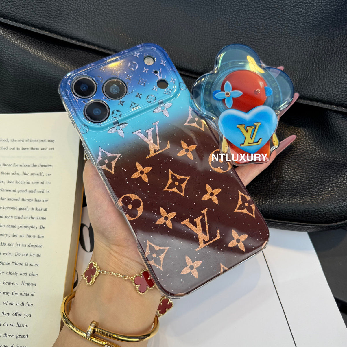 Ombre Love Magsafe Phone Case with Dolls Holder