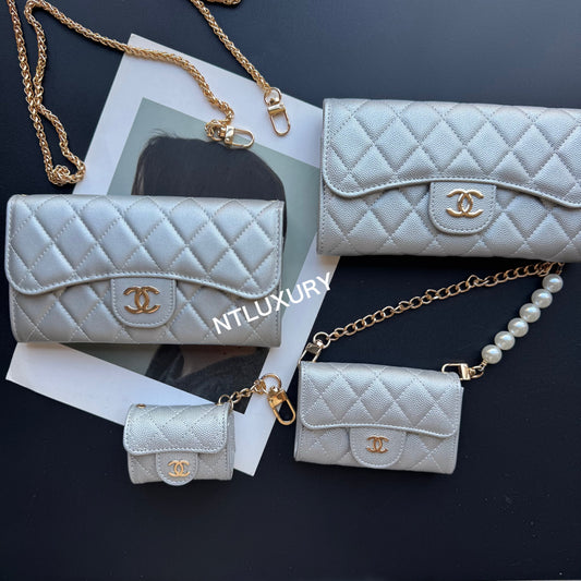 Coco Fine Wallet 4 Set (Silver)