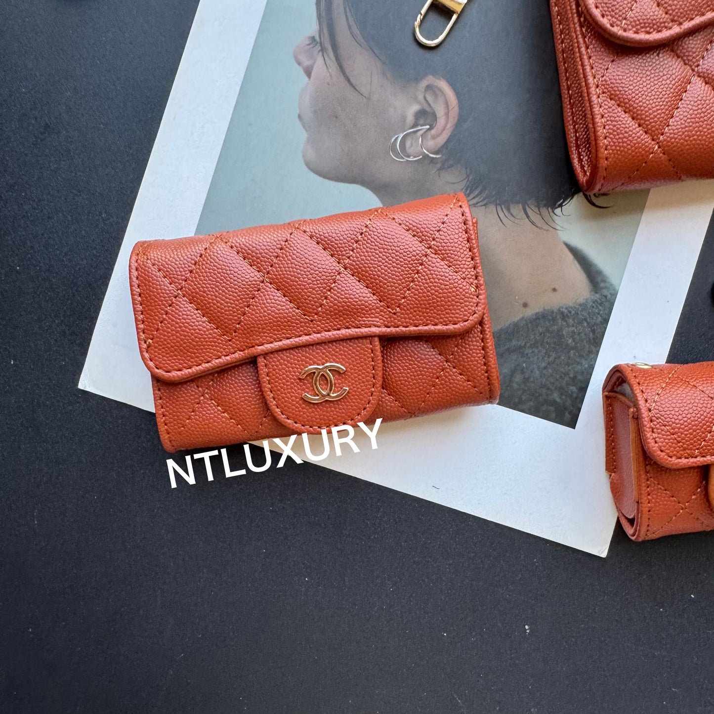 Coco Fine Wallet 3 Set (Ochre)