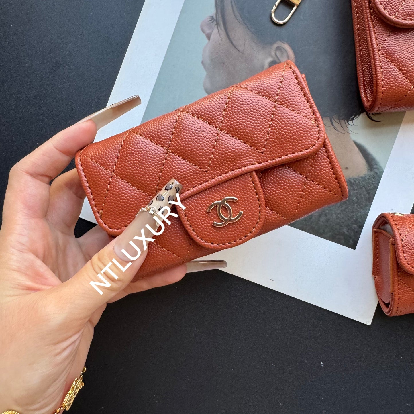 Coco Fine Wallet 3 Set (Ochre)