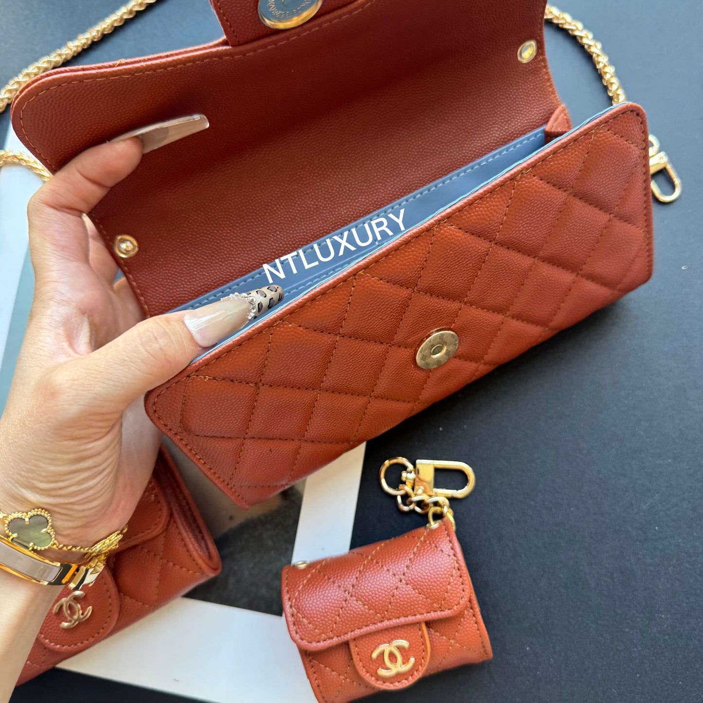 Coco Fine Wallet 3 Set (Ochre)