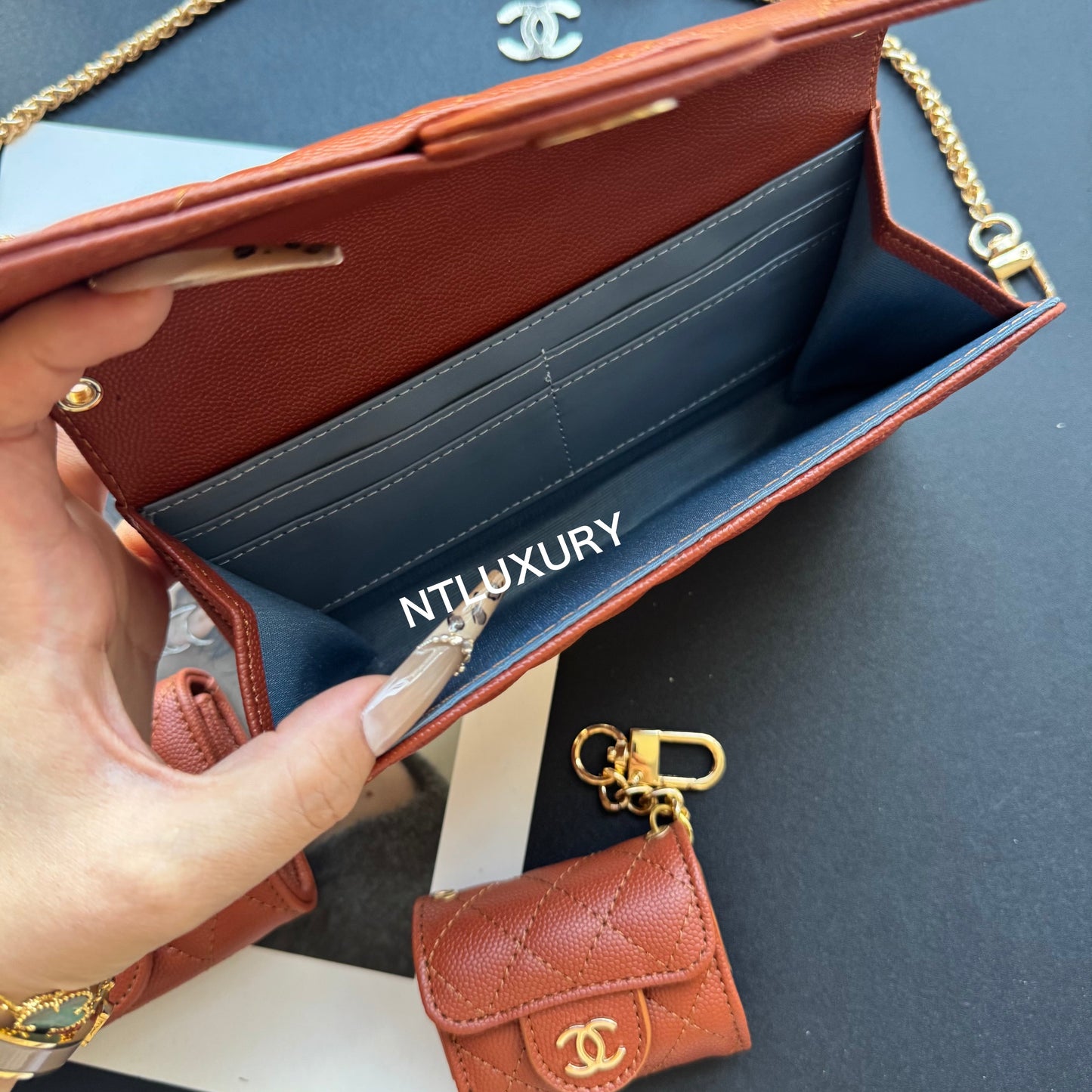 Coco Fine Wallet 3 Set (Ochre)