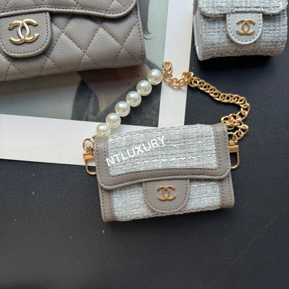 Set de 3 carteras finas Coco (parche gris)