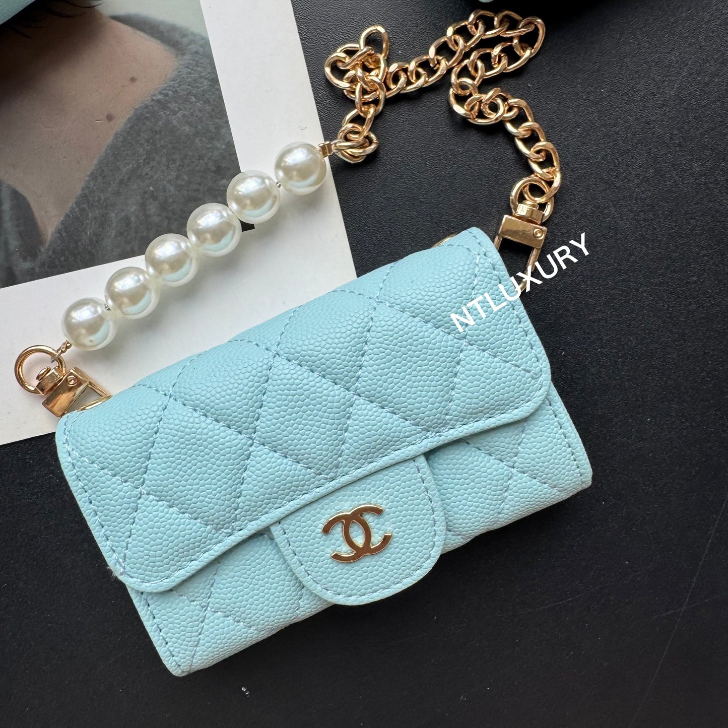 Coco Fine Wallet 3 Set (Baby Blue)