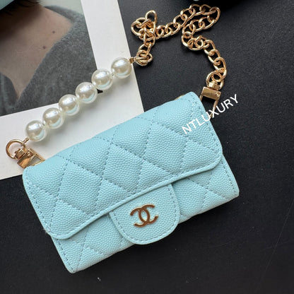 Set di 3 portafogli Coco Fine (Azzurro baby)