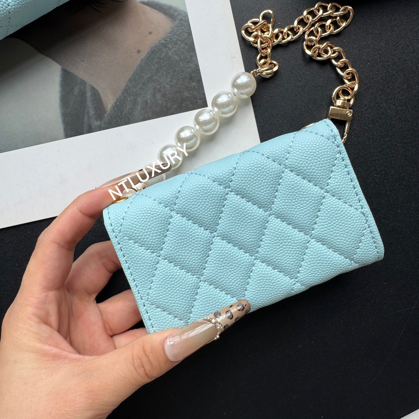 Coco Fine Wallet 3 Set (Baby Blue)