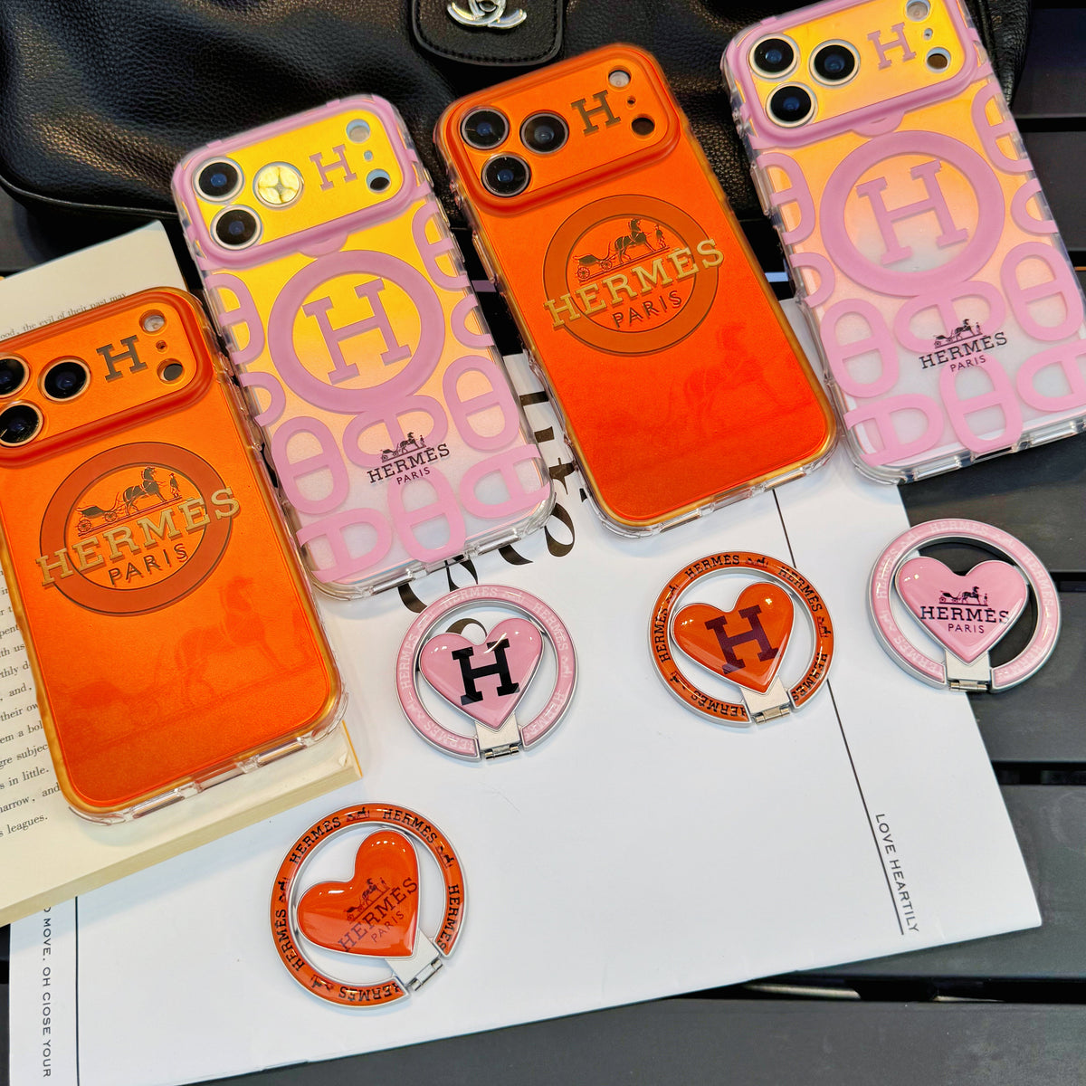 Chameleon Horse Magsafe Phone Case with New H Holder