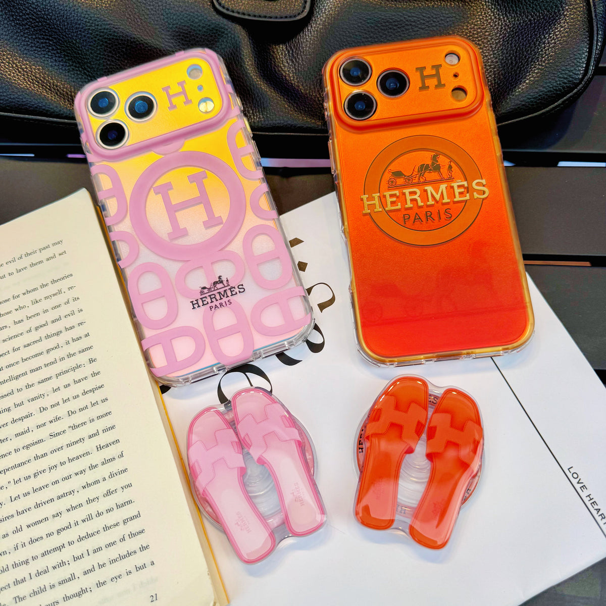 Chameleon Horse Magsafe Phone Case with Shoes Holder