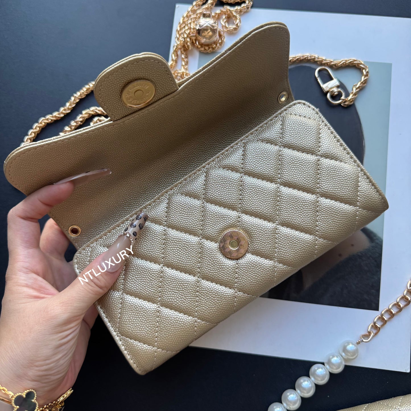 Coco Fine Wallet 3 Set (Gold)