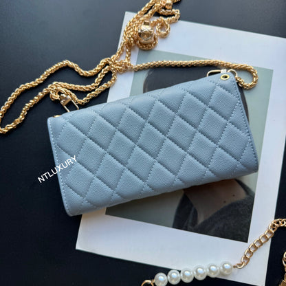 Set di 3 portafogli Coco Fine (Blu)
