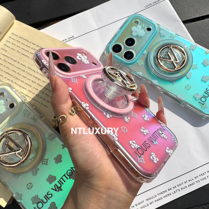 Chameleon Love Magsafe Phone Case with Metal Holder