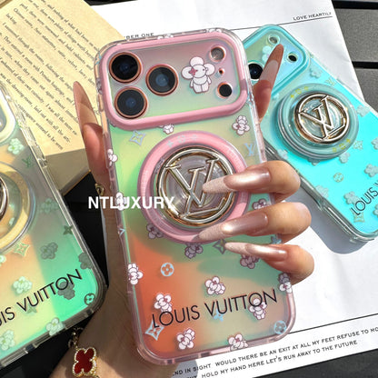 Chameleon Love Magsafe Phone Case with Metal Holder