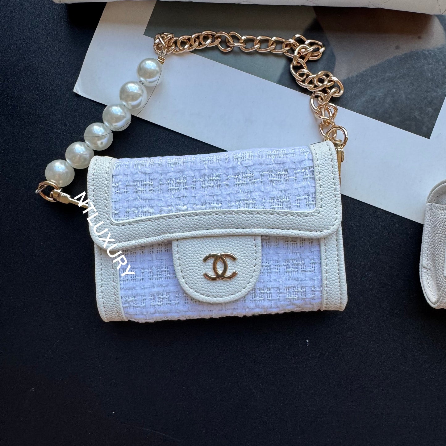 Coco Fine Wallet 5 Set (White & Patch)