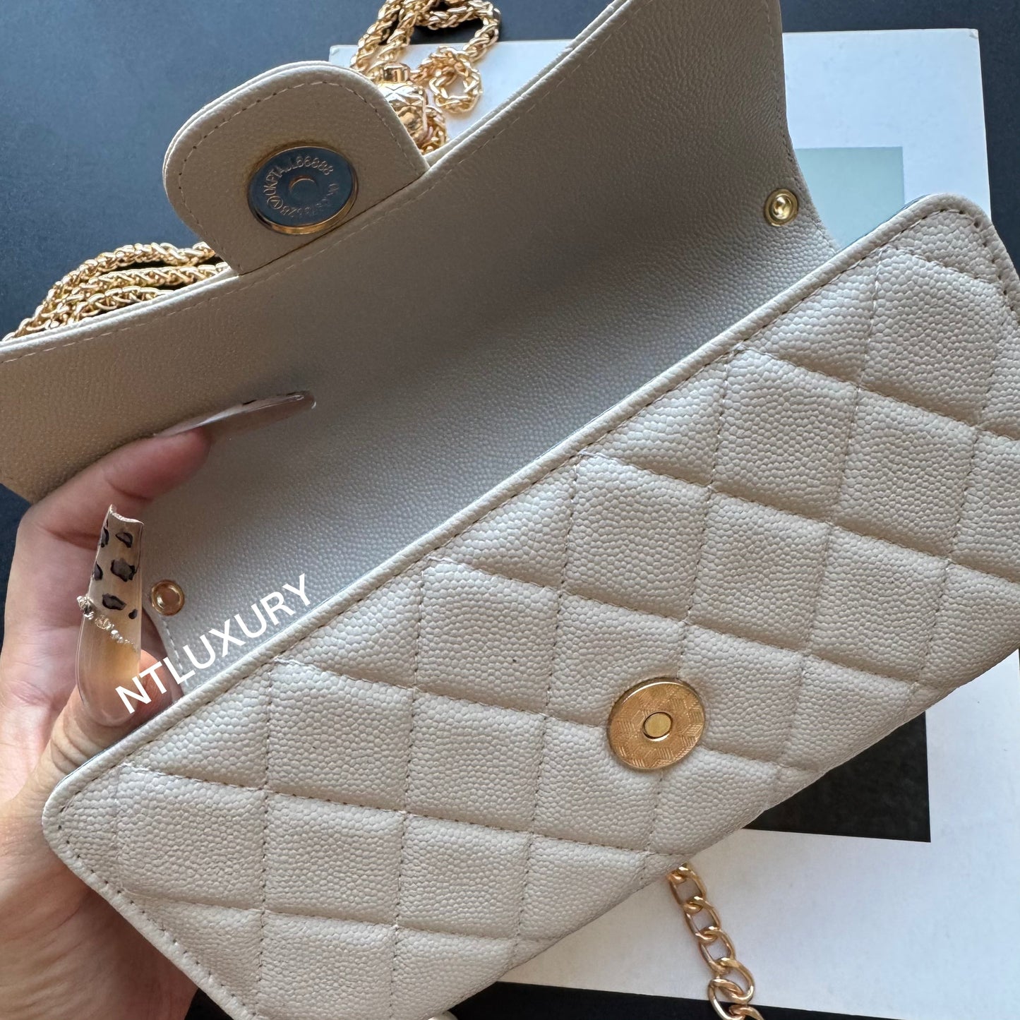 Coco Fine Wallet 3 Set ( Beige)
