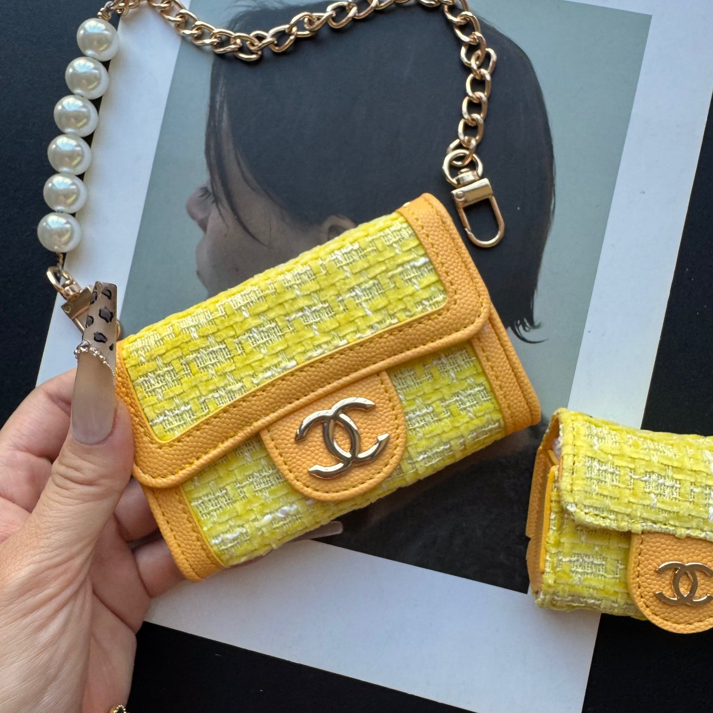 Coco Fine Wallet 2 Set (Yellow Patch)