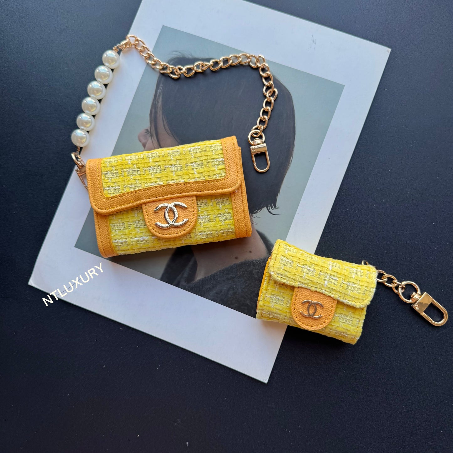 Coco Fine Wallet 2 Set (Yellow Patch)