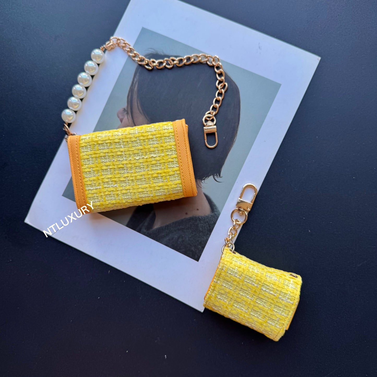 Coco Fine Wallet 2 Set (Yellow Patch)