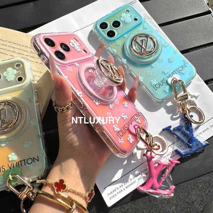 Chameleon Love Phone Case with Magsafe Holder & Pendant
