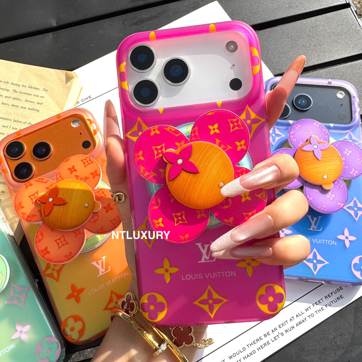 Ombre Love Phone Case with Doll Magsafe Holder