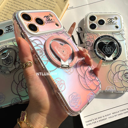 Chameleon Flower Magsafe Phone Case with New Design Holder