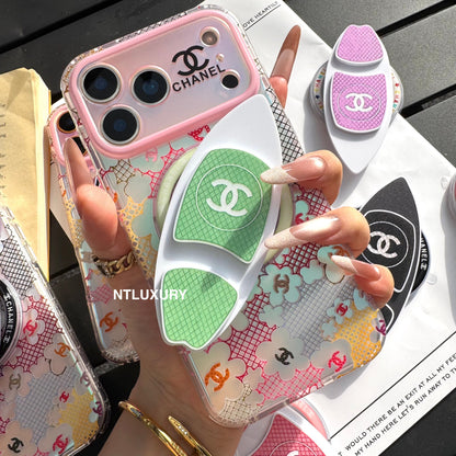 Chameleon Colorful CC Magsafe Phone Case with Skateboard Holder