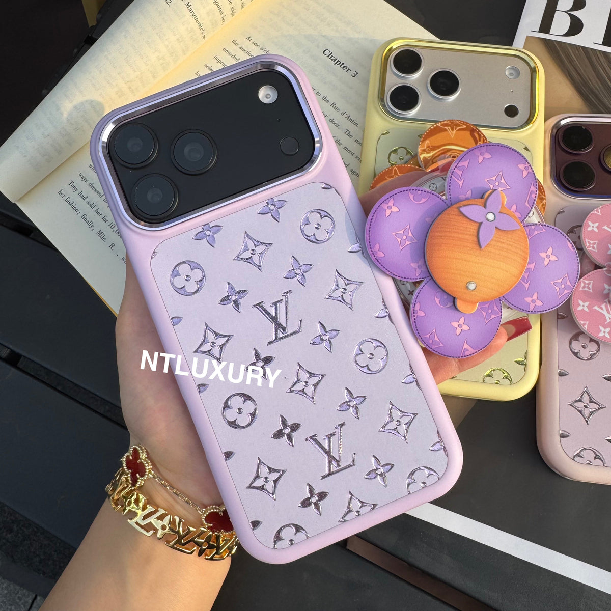 Candy Color Magsafe Phone Case with Vivian Holder