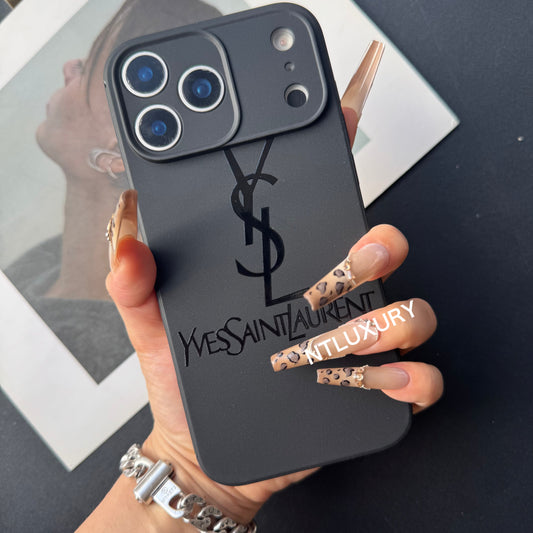 Black Trendy Phone Case ( Yeah )