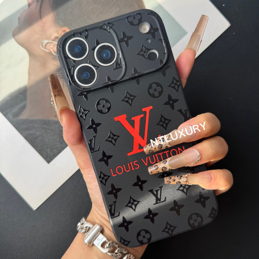 Coque de téléphone noire tendance (Grand amour)