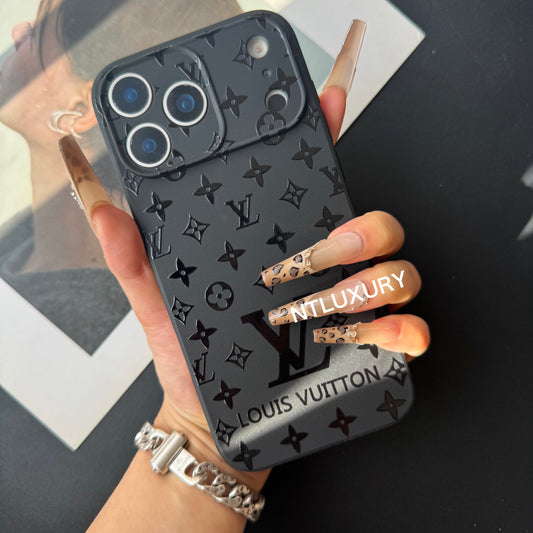 Black Trendy Phone Case ( Down Love)