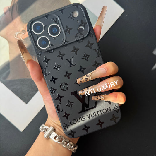 Black Trendy Phone Case ( Down Love For Red)