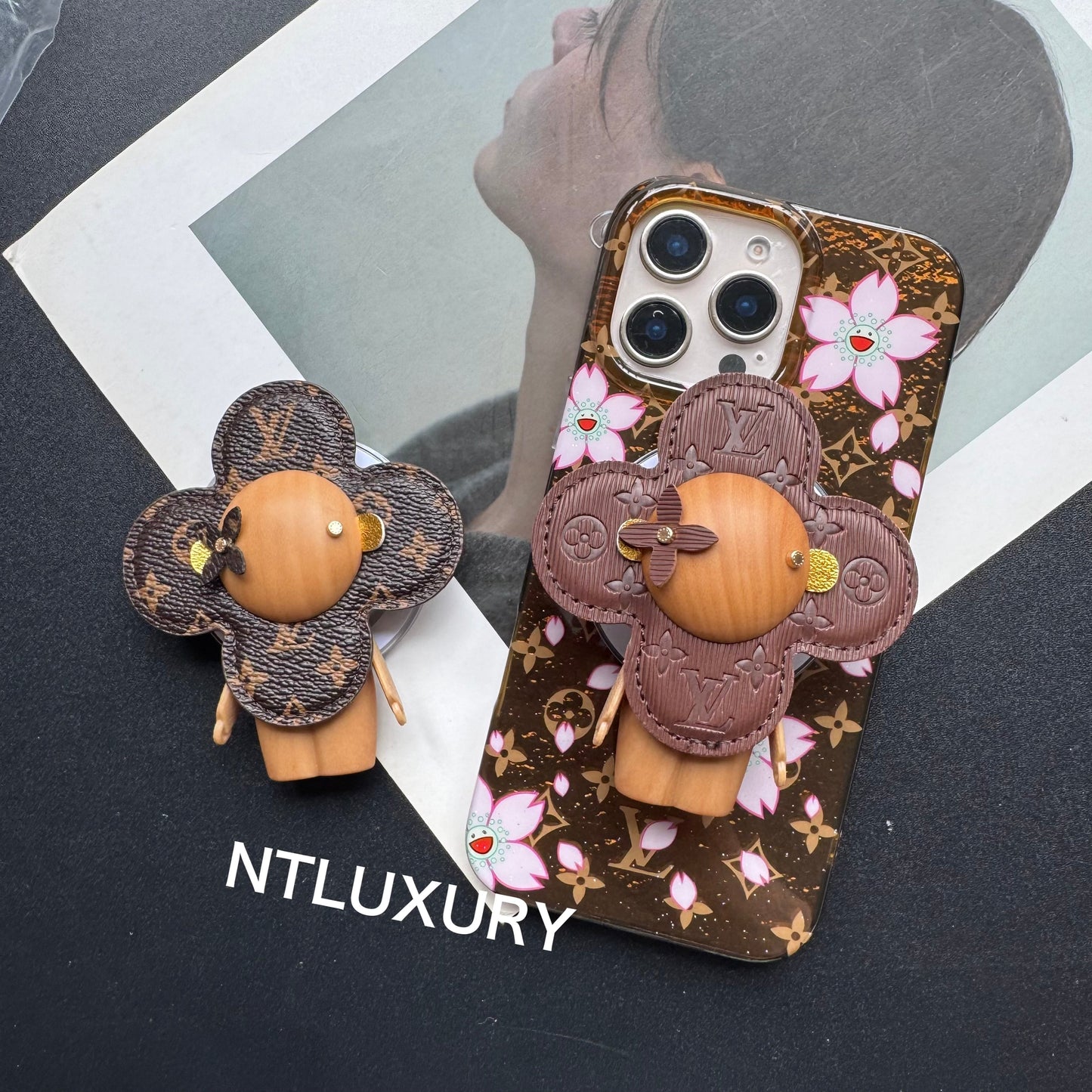 Cherry Floral LovePhone Case with Magsafe Holder