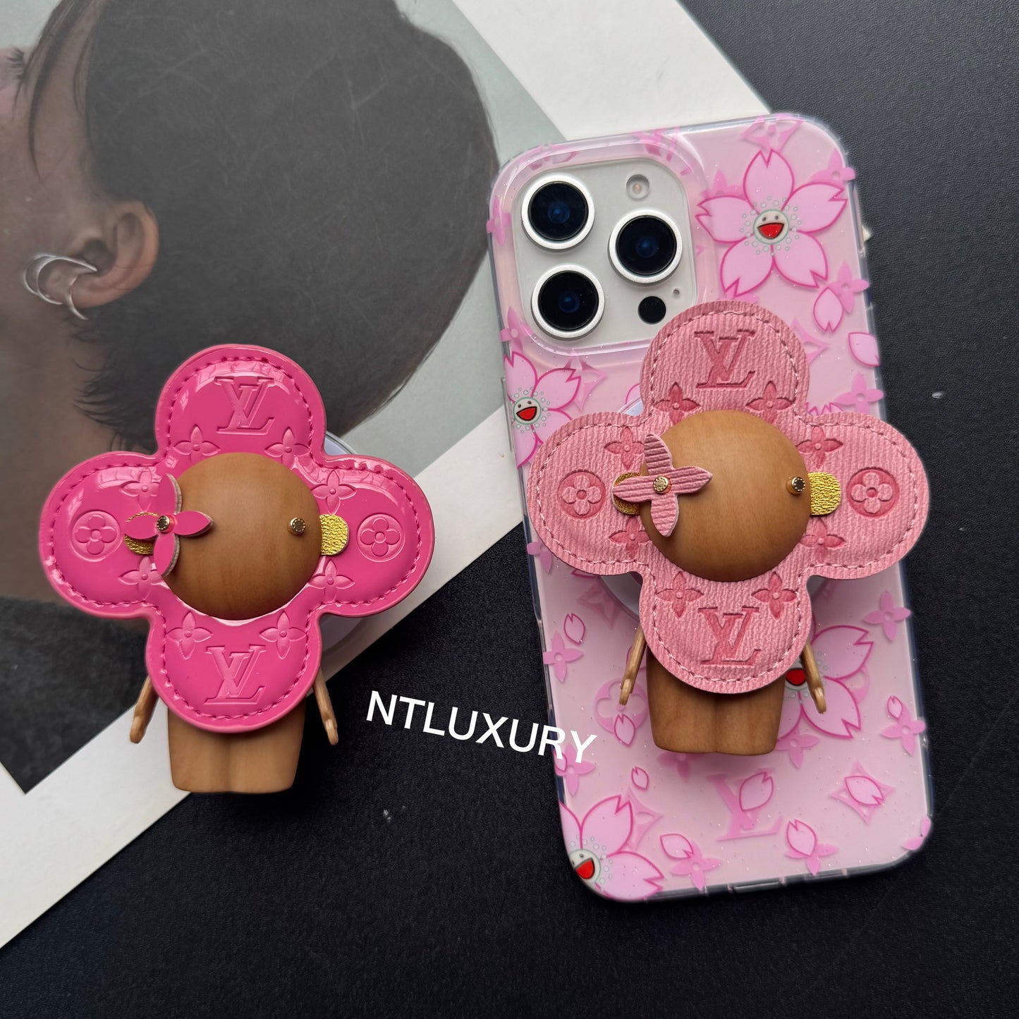 Cherry Floral LovePhone Case with Magsafe Holder