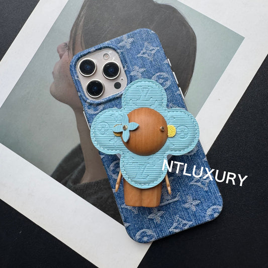 Blaue Liebe Handyhülle mit MagSafe-Halterung