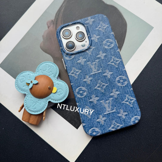 Blaue Liebe Handyhülle mit MagSafe-Halterung
