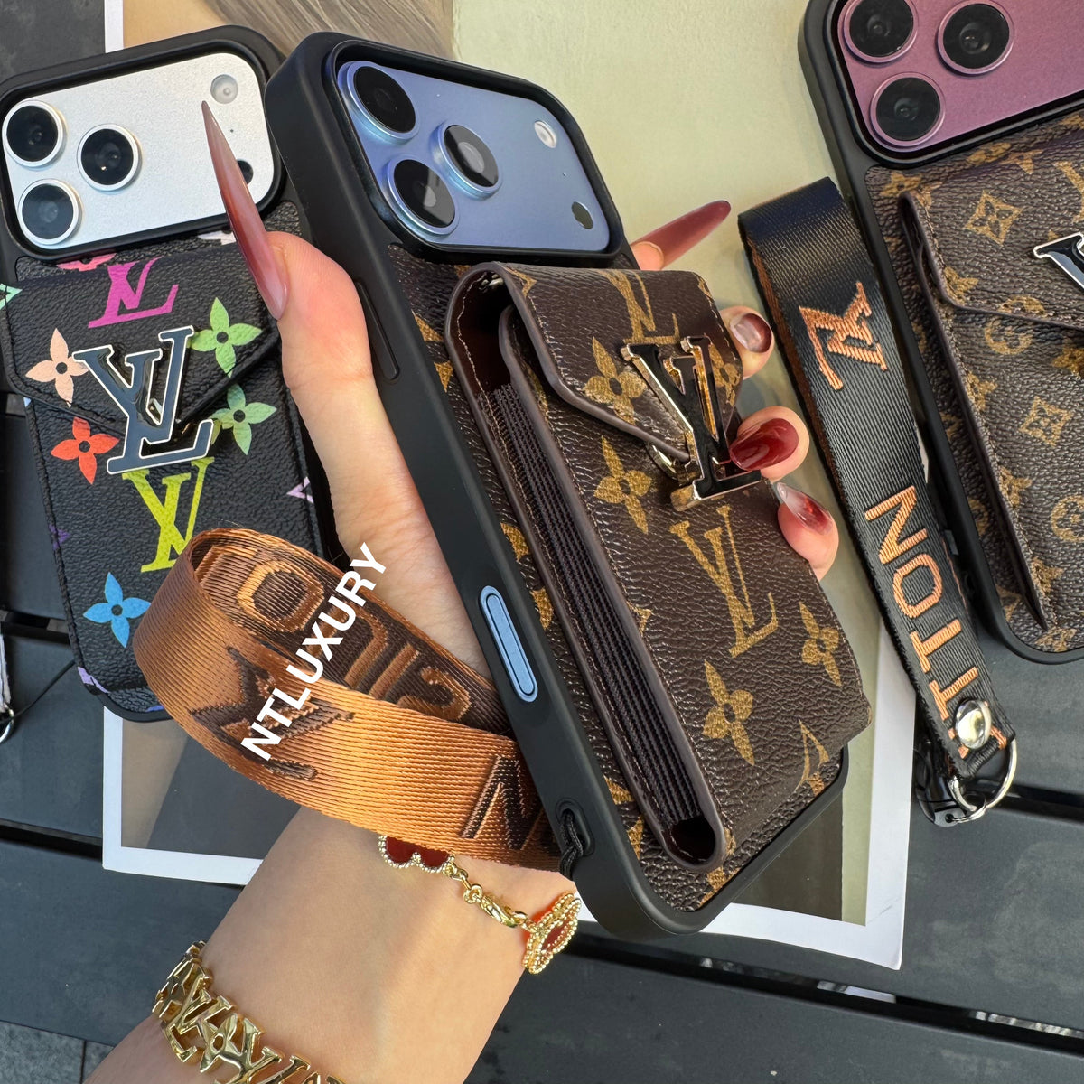 Traditional Love Phone Case with Organ Purse