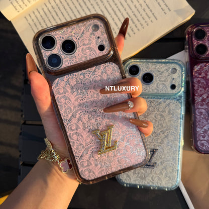 Lace Patch Love Girl Phone Case