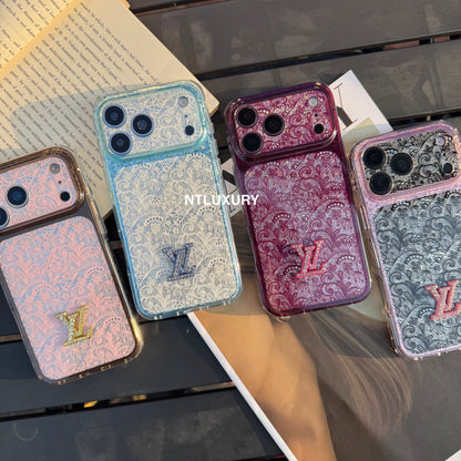 Lace Patch Love Girl Phone Case