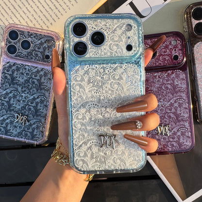 Lace Patch Dove Girl Phone Case